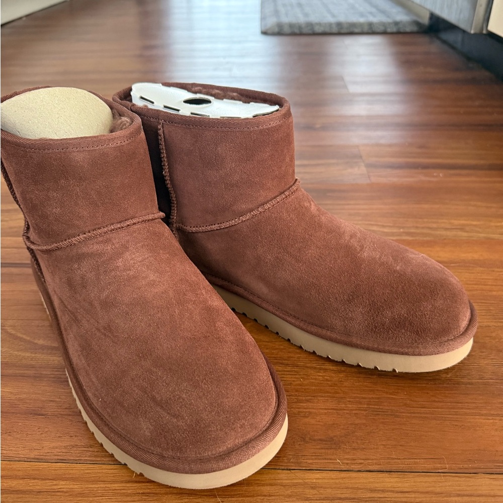 Koola Mini II Koolaburra by Ugg Brown Suede Ankle Boots Sz 10